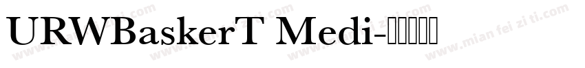 URWBaskerT Medi字体转换